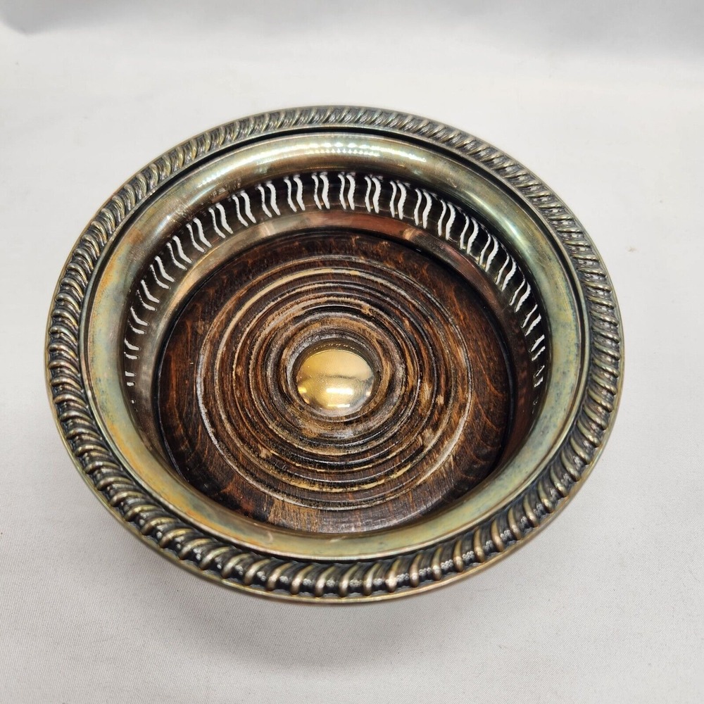 Ellis-Barker Silver Plate Wine Coaster Birmingham England. Rare Antique - Picture 2 of 8